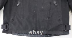 Mens harley davidson FXRG jacket L black nylon waterproof armor reflective bar