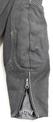 Mens harley davidson FXRG jacket L black nylon waterproof armor reflective bar
