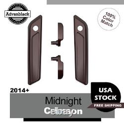 Midnight Crimson Saddlebag Lid Lever & Latch Cover Set Kit Fits 2014+ Harley