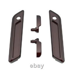 Midnight Crimson Saddlebag Lid Lever & Latch Cover Set Kit Fits 2014+ Harley