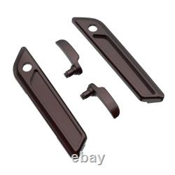 Midnight Crimson Saddlebag Lid Lever & Latch Cover Set Kit Fits 2014+ Harley
