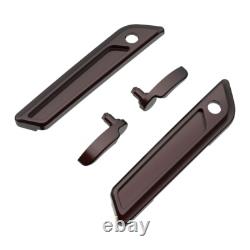 Midnight Crimson Saddlebag Lid Lever & Latch Cover Set Kit Fits 2014+ Harley