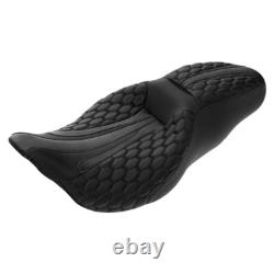 Motorcycle Driver Passenger Seat Fit For Harley Touring Road Street Glide 09-21