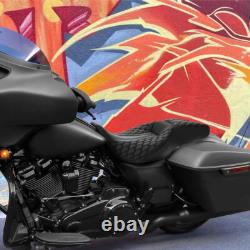 Motorcycle Driver Passenger Seat Fit For Harley Touring Road Street Glide 09-21