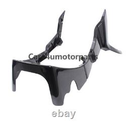 Motorcycle Fairing Spoilers Cover Vivid Black For Harley Touring CVO Road Glide