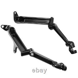 Motorcycle Frame Mounted Adjustable Highway Peg Mounts For Harley Touring 09-21