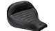 Mustang Solo Front Black Harley Seat Witho Driver Backrest Tuck-n-roll 18-23 Fl