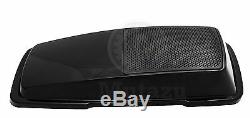 Mutazu 6 x 9 Speaker Lids Vivid Black for Harley Touring Saddlebags 94-2013