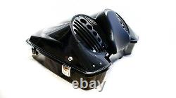 Mutazu Bagger Dual 8 Speaker Lid with Razor Tour Pak for 97-13 Harley Touring