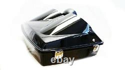 Mutazu Bagger Dual 8 Speaker Lid with Razor Tour Pak for 97-13 Harley Touring