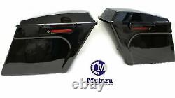 Mutazu CVO 4 Extended Rear Fender with LED + Saddlebags for 93-08 Harley Touring