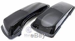 Mutazu CVO 6x9 Speaker Lids, metal grill fit Harley Touring Saddlebag 1994-2013