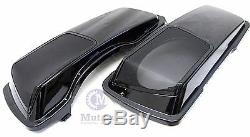 Mutazu Metal Grill CVO Style 6 x 9 Speaker Lids for Harley Touring Saddlebags