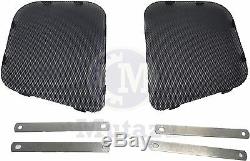 Mutazu Vivid Black 6x 9 Speaker Lids for 2014-up Harley Touring Models FLH FLT