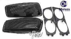 Mutazu Vivid Black Dual 6x9 Speaker Lids for 2014-UP Harley Touring Models