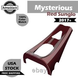 Mysterious Red Sunglo ABS Chin Spoiler For Air-Cooled Harley Street Road 17+