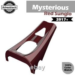 Mysterious Red Sunglo ABS Chin Spoiler For Air-Cooled Harley Street Road 17+