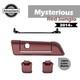 Mysterious Red Sunglo Hinges Latch For Harley Tour Pack Advanblack