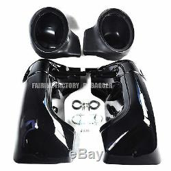 Non Vented Fairing Lower With 6x9 Speaker Pod For HD Harley Touring FLH 1988-2013