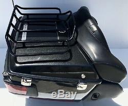 OEM Harley Davidson Black Pearl Electra Glide Touring Pack Tour Pak Pac Trunk