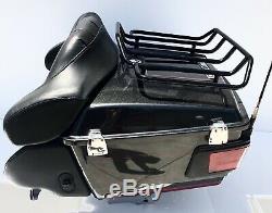 OEM Harley Davidson Black Pearl Electra Glide Touring Pack Tour Pak Pac Trunk