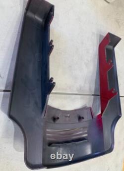 OS&D Advanblack Hard Candy Hot Rod Red Flake Rear Fender Extension For HD 09-23