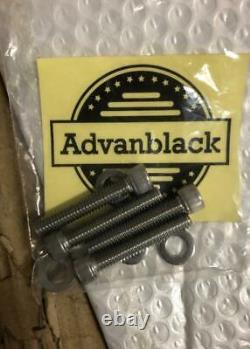 OS&D Advanblack Vivid Black 21 Reveal Wrapper Front Fender For 09-21 Harley