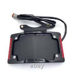 Oem Harley 67900273 Black Curved LED License Plate Frame 10-23 Touring FLHX FLTR