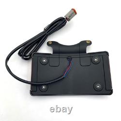 Oem Harley 67900273 Black Curved LED License Plate Frame 10-23 Touring FLHX FLTR