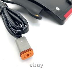 Oem Harley 67900273 Black Curved LED License Plate Frame 10-23 Touring FLHX FLTR