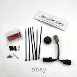 Oem Harley 67900273 Black Curved LED License Plate Frame 10-23 Touring FLHX FLTR