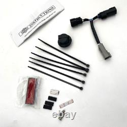 Oem Harley 67900273 Black Curved LED License Plate Frame 10-23 Touring FLHX FLTR