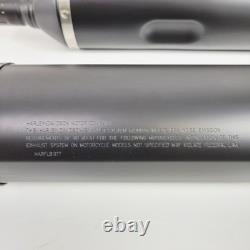 Oem Harley Touring Screamin Eagle Titanium CVO M8 Slip On Exhaust Mufflers 17-25