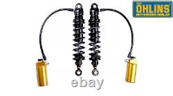 Ohlins HD779 13 Shocks Black Harley Davidson 2014-2024 Touring Bagger 150-500lb