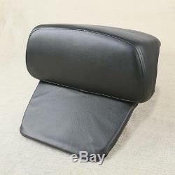 Painted Black Chopped Tour Pak Pack Trunk Backrest Pad For Harley Touring 14-19