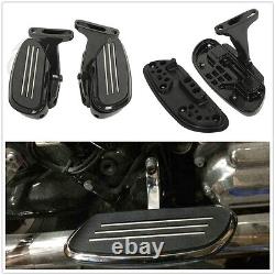 Passenger Floorboard & 1-1/4'' Highway Footpeg Pegs For Harley Touring 1993-2023