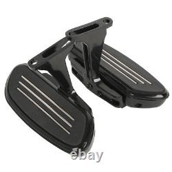 Passenger Floorboard & 1-1/4'' Highway Footpeg Pegs For Harley Touring 1993-2023