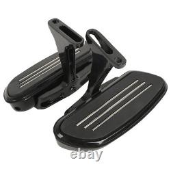 Passenger Floorboard & 1-1/4'' Highway Footpeg Pegs For Harley Touring 1993-2023