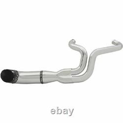 Python Chrome Rayzer 2-Into-1 Exhaust for 2007-2016 Harley Touring