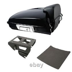 Razor Pack Trunk Backrest Solo Mount Fit For Harley Tour Pak Road Glide 14-2022