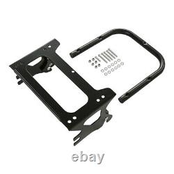 Razor Pack Trunk with Backrest Rack Plate Fit For Harley Electra Road Glide 97-08