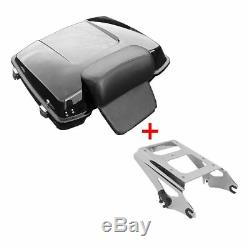 Razor Tour Pack Trunk Backrest Rack fit For Harley Street Electra Glide 09-13