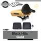 Razor Tour Pak Black Hills Gold Wrap-around Backrest F/ 97-20 Harley Touring