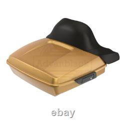 Razor Tour Pak Black Hills Gold Wrap-Around Backrest F/ 97-20 Harley Touring