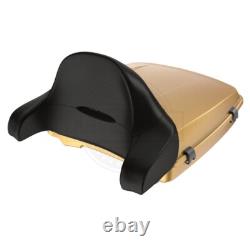 Razor Tour Pak Black Hills Gold Wrap-Around Backrest F/ 97-20 Harley Touring