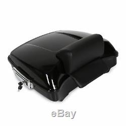 Razor Tour Pak +Pad with chrome Two-Up Rack For Harley Road Street Glide 14-19 18