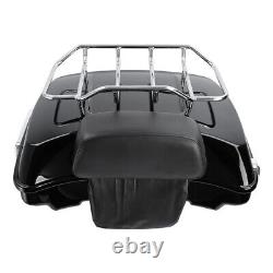 Razor Trunk Backrest Rack Fit For Harley Tour Pak Pack Street Road Glide 14-2023