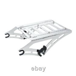 Razor Trunk Chrome Mount Rack Fit For Harley Touring Tour Pak Street Glide 14-Up