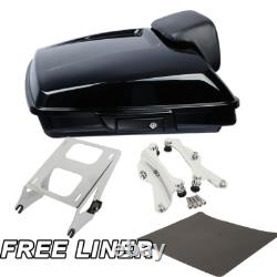 Razor Trunk Mount Rack Docking Kit Backrest Pad Fit For Harley Touring 2014-2025