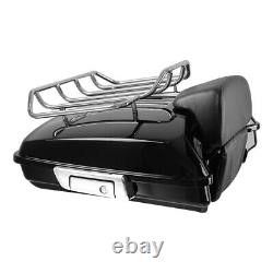 Razor Trunk & Mounting Rack Fit For Harley Touring Tour Pak Pack Road King 14-22